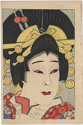Nakamura Shibajaku in the role of Courtesan Shiratama